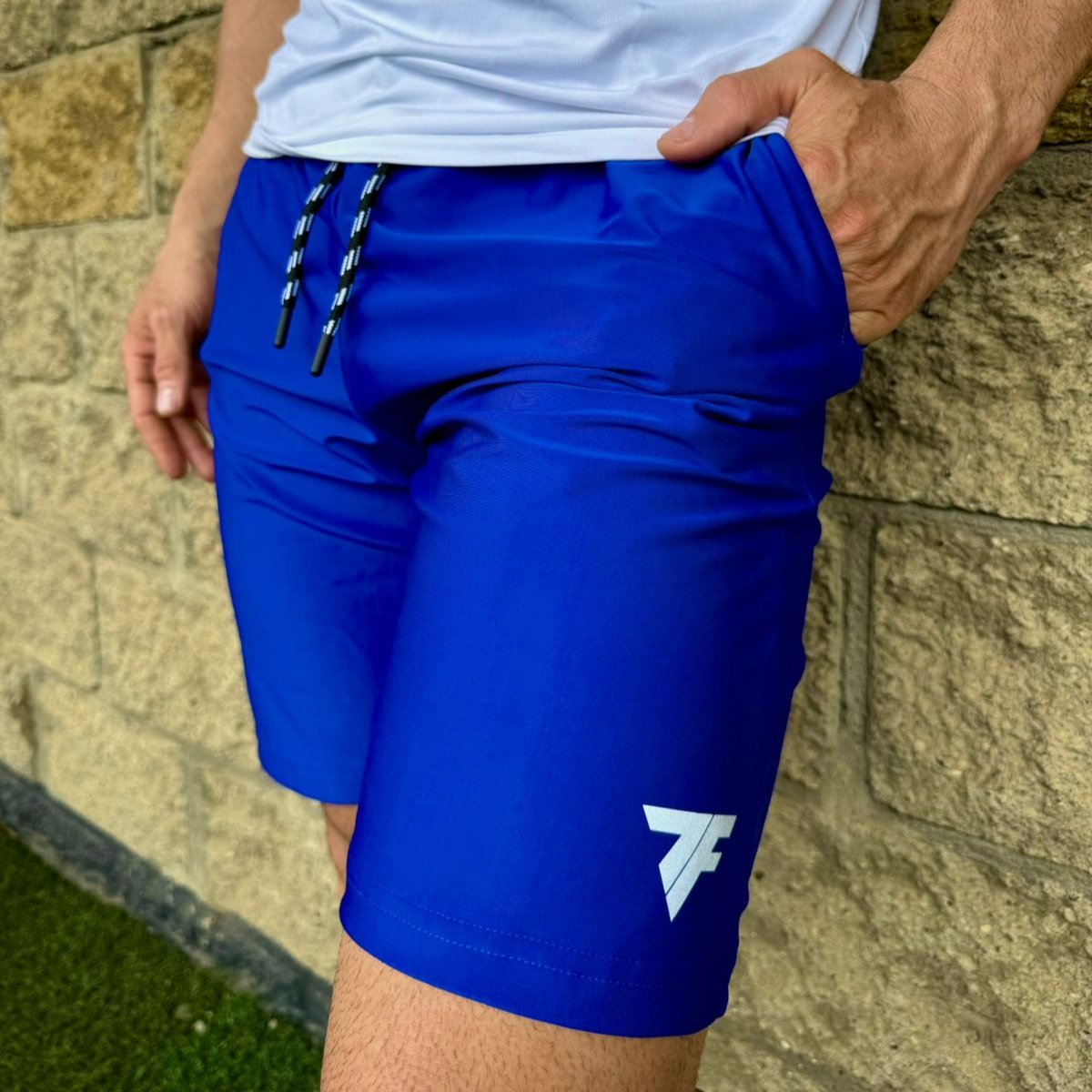 Pantaloneta Larga Azul Rey