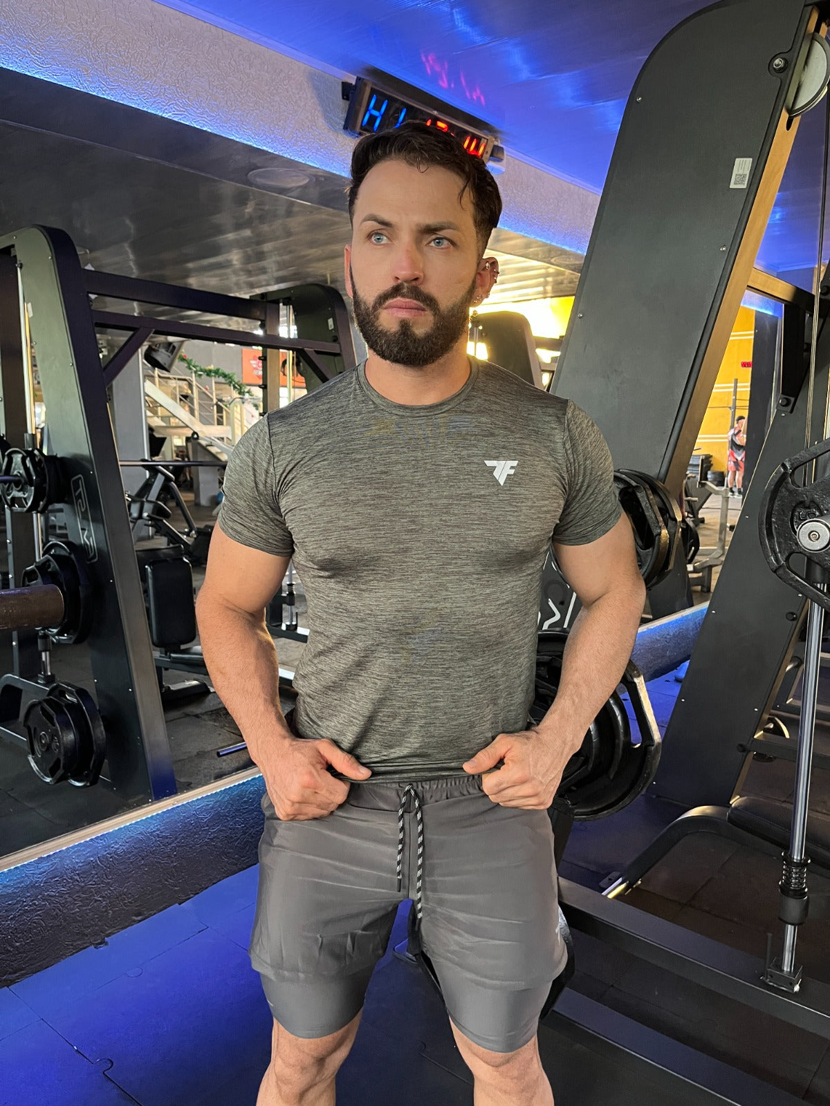 Pantaloneta Lycra Gris