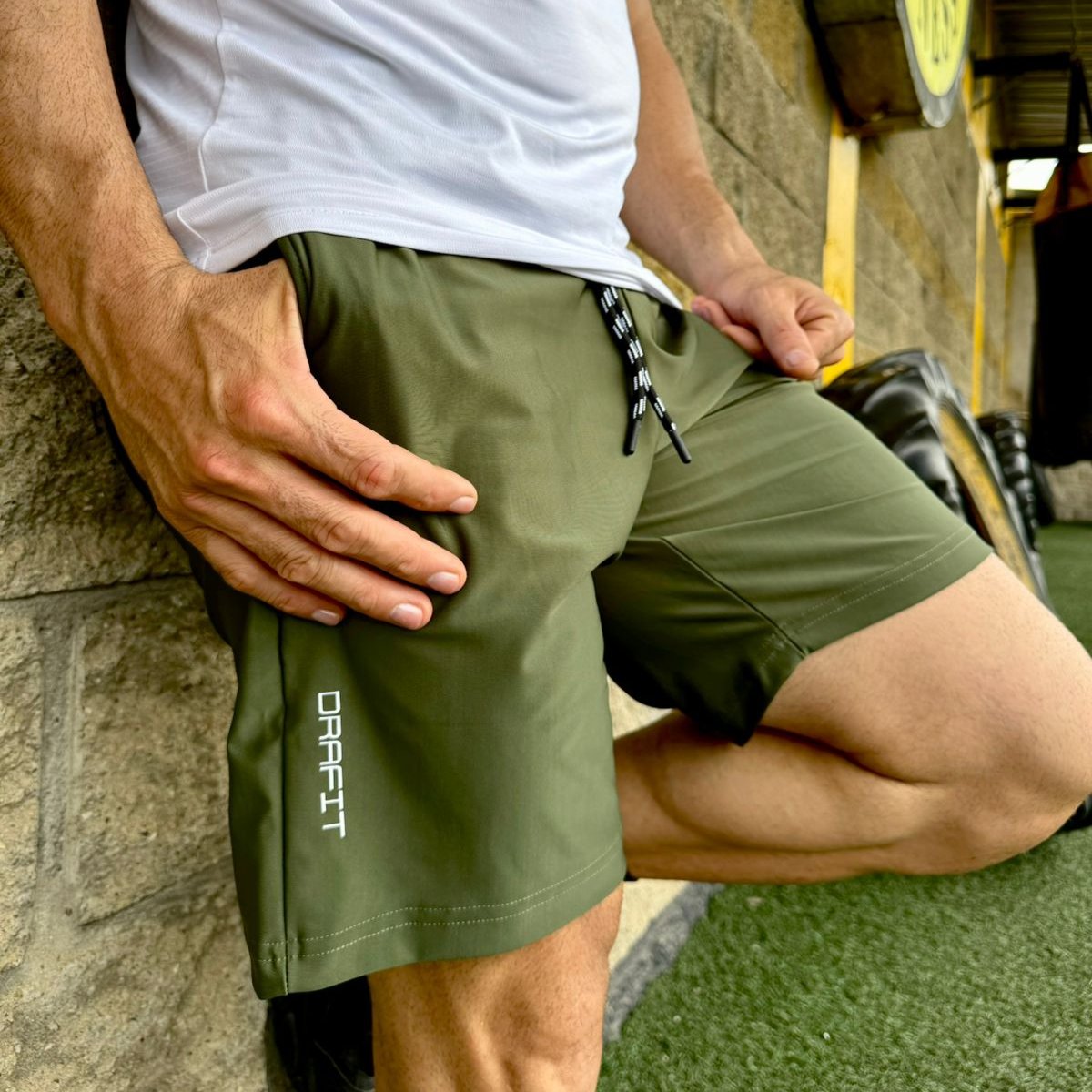 Pantaloneta Larga Oliva