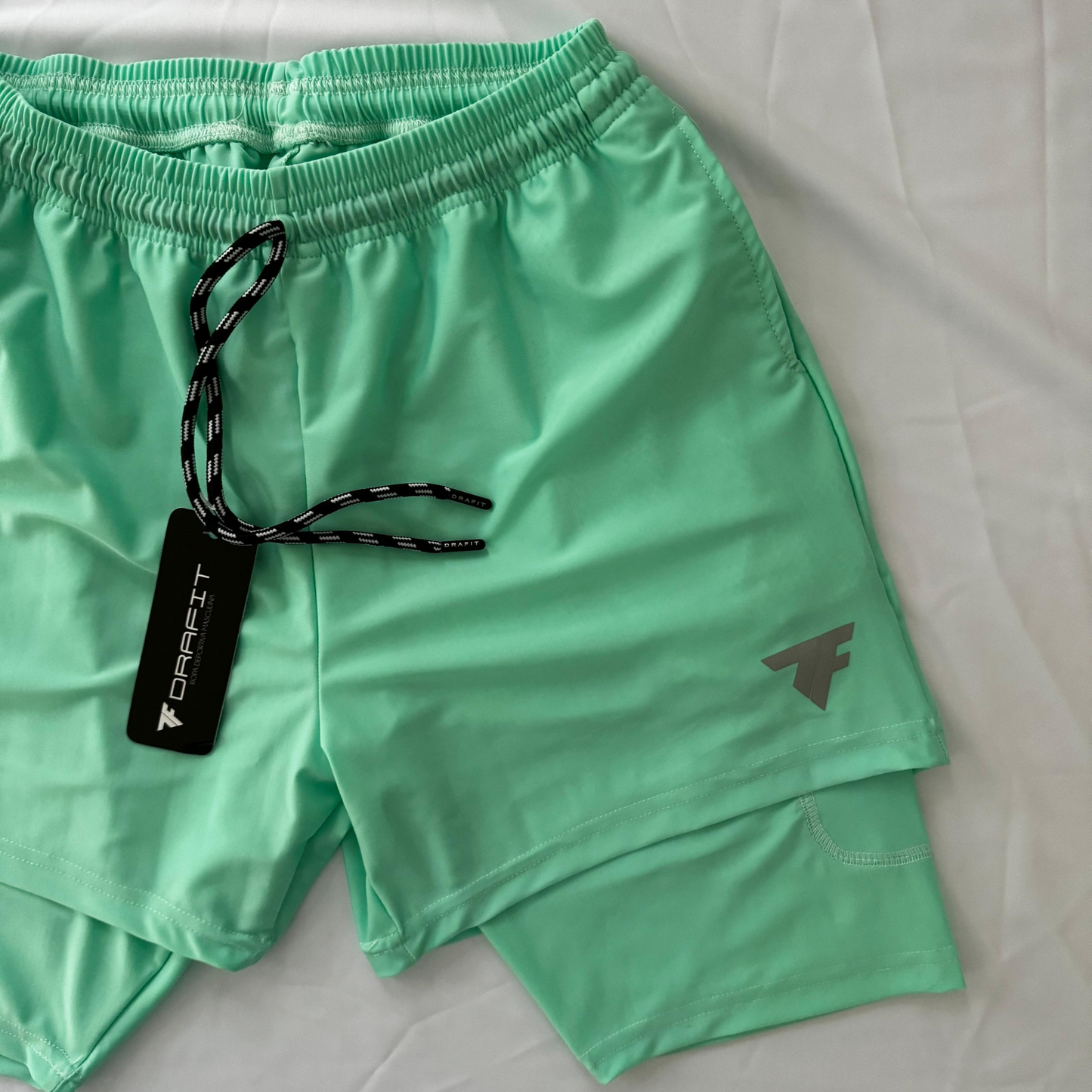 Pantaloneta Lycra Verde Claro