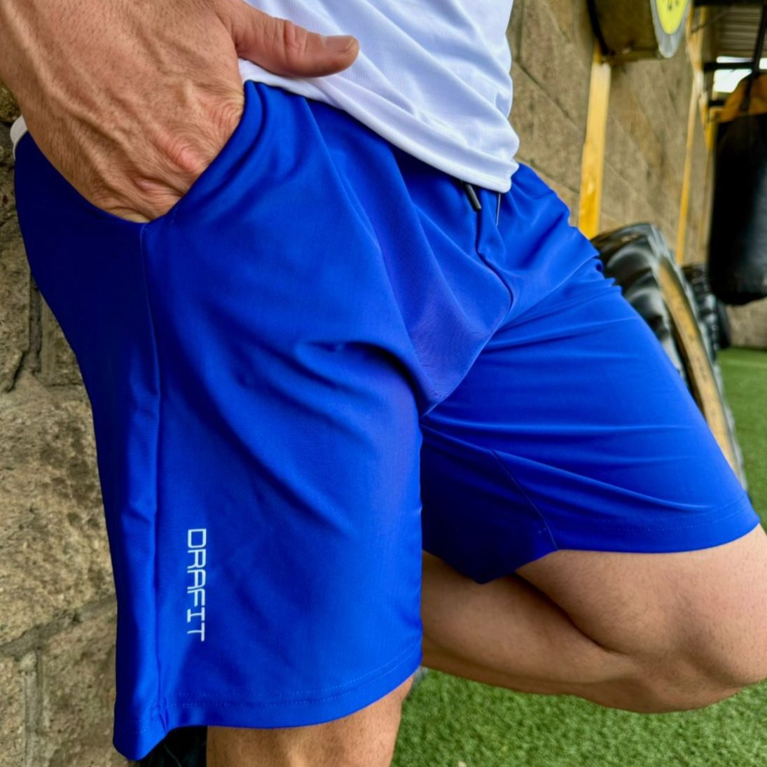 Pantaloneta Larga Azul Rey