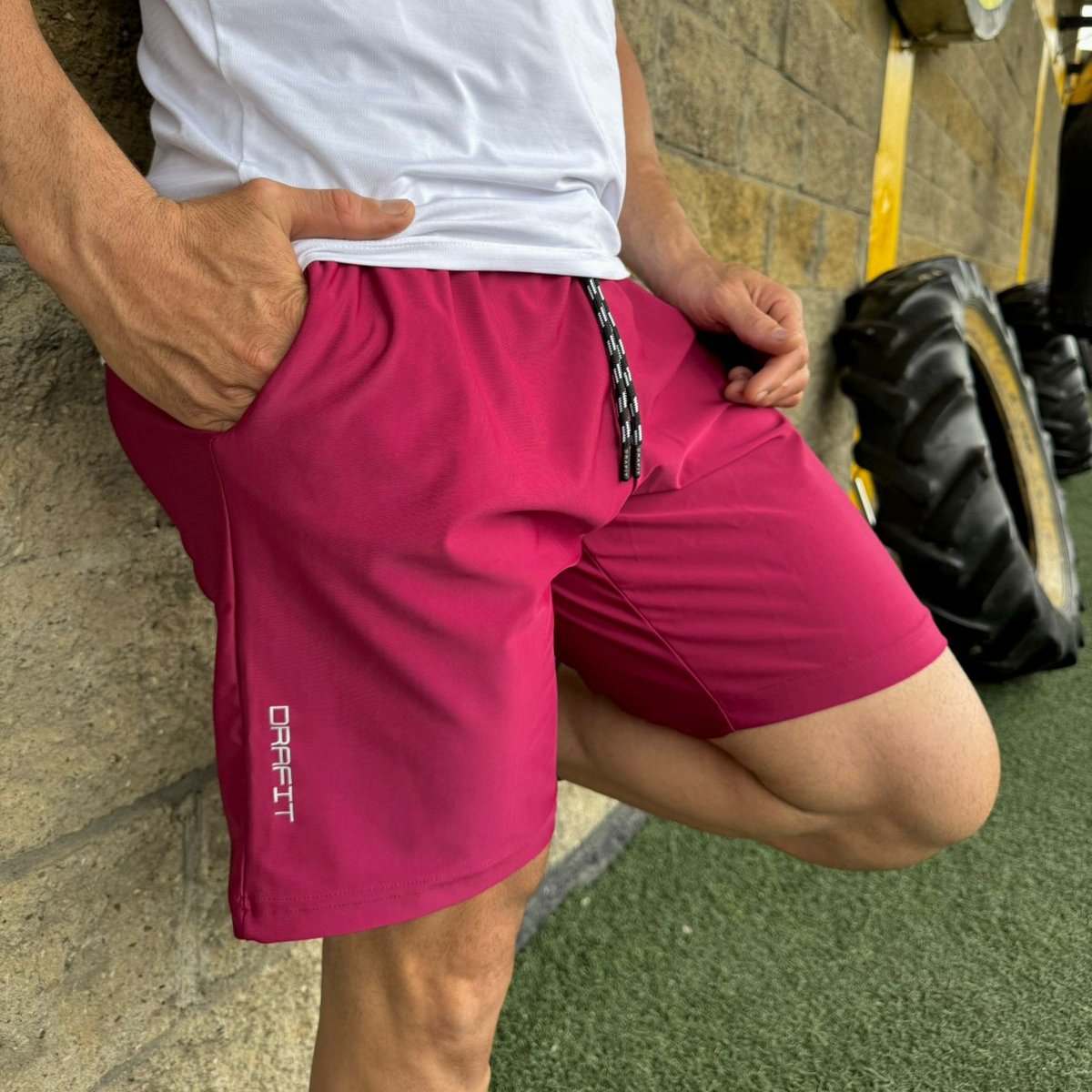 Pantaloneta Larga Vinotinto