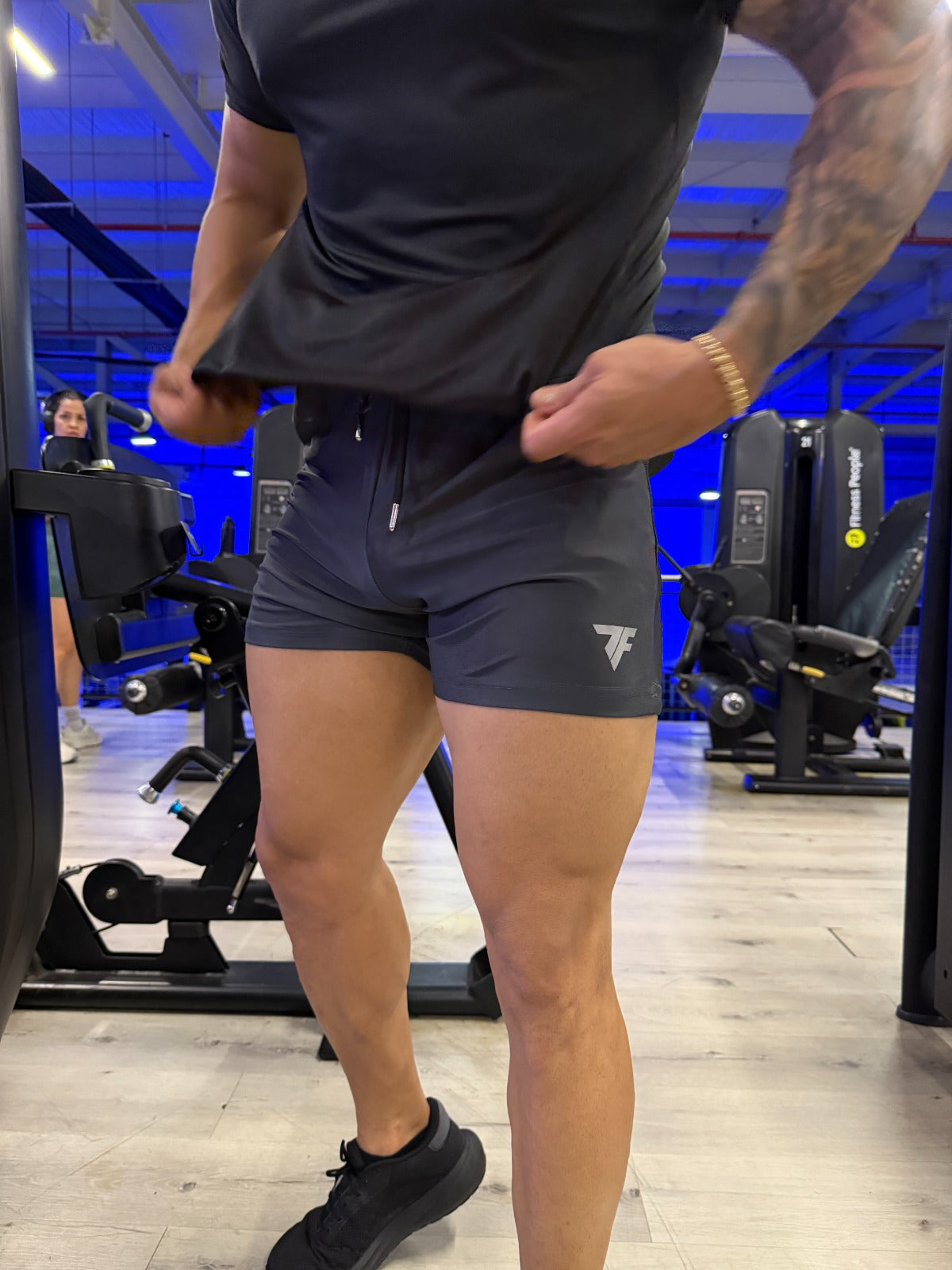 Pantaloneta Corta Gris