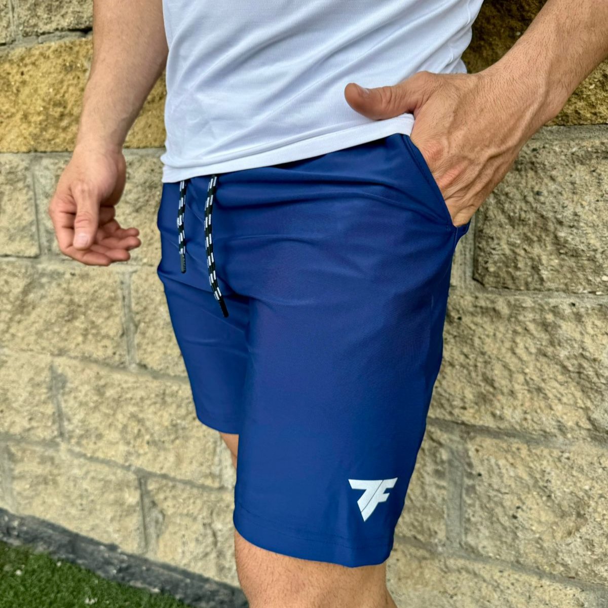 Pantaloneta Larga Azul Marino