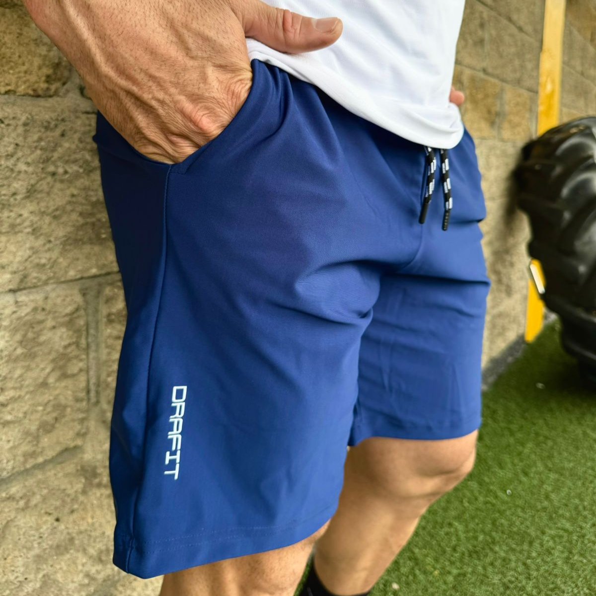 Pantaloneta Larga Azul Marino