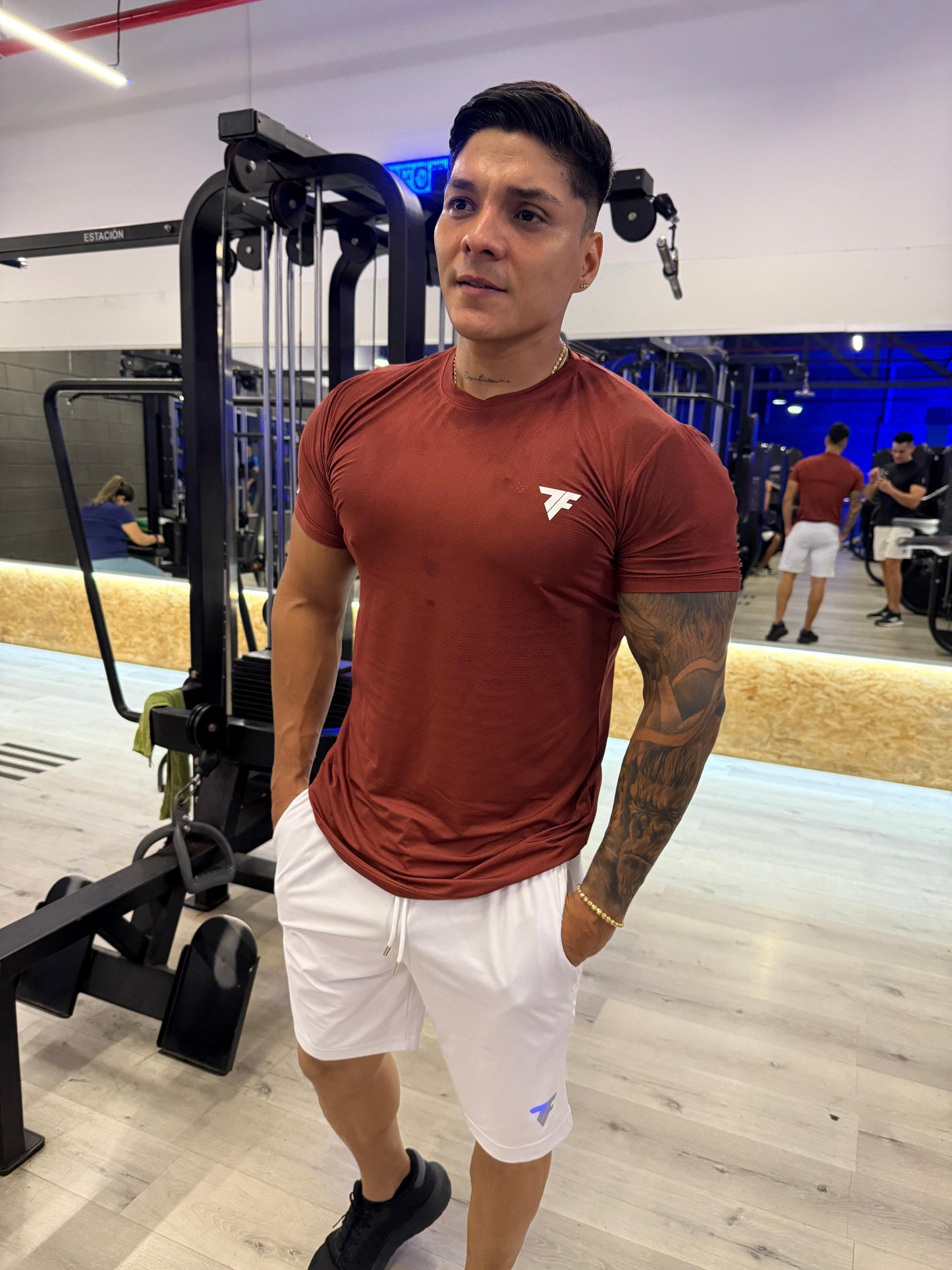 Camiseta Drafit Flex Terracota