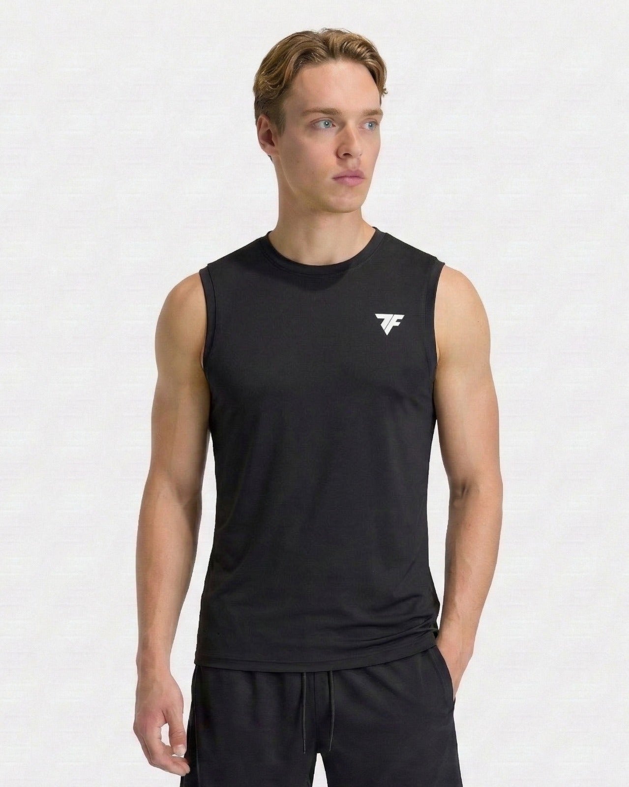 Camisilla Manga Sisa Negra