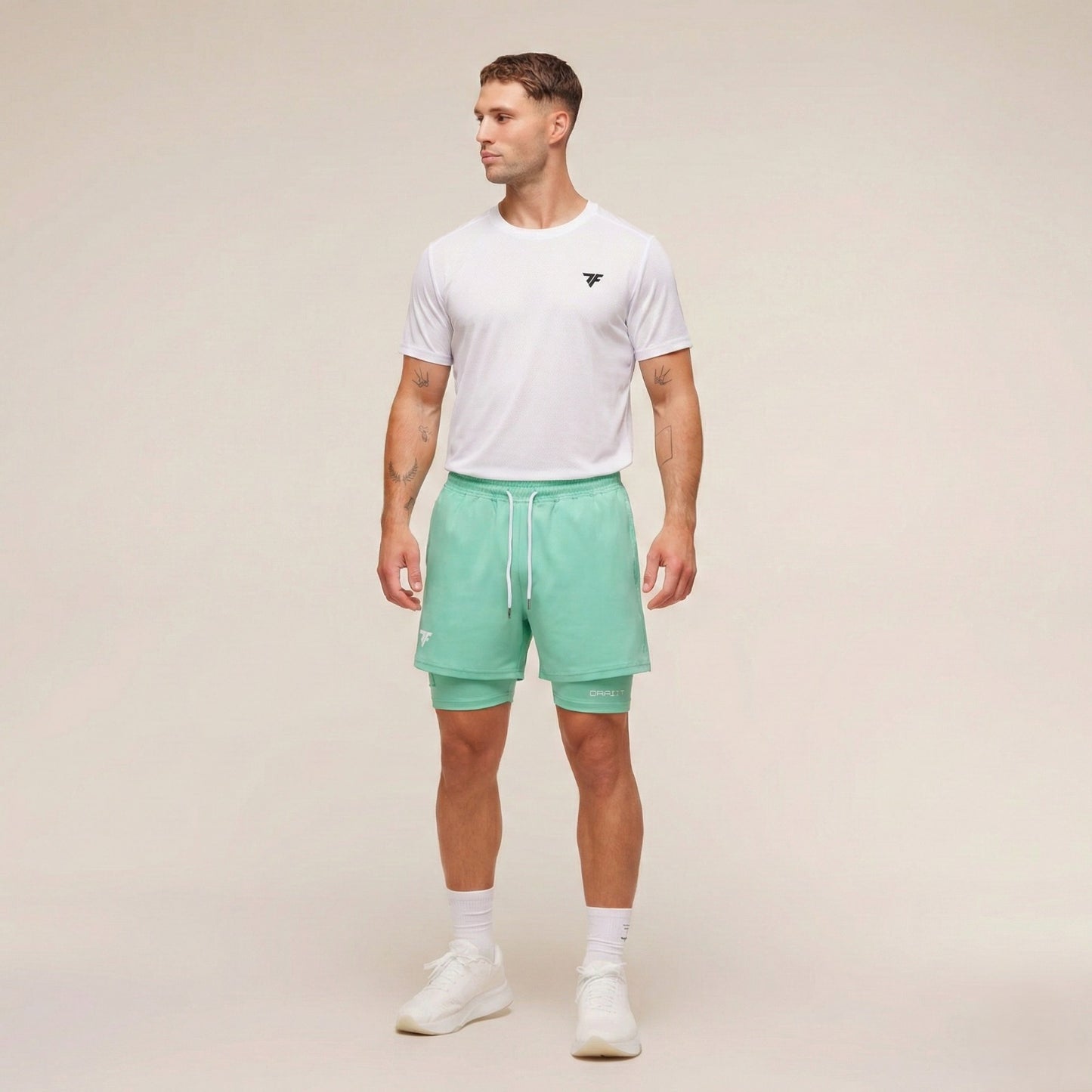 Pantaloneta Lycra Verde Claro