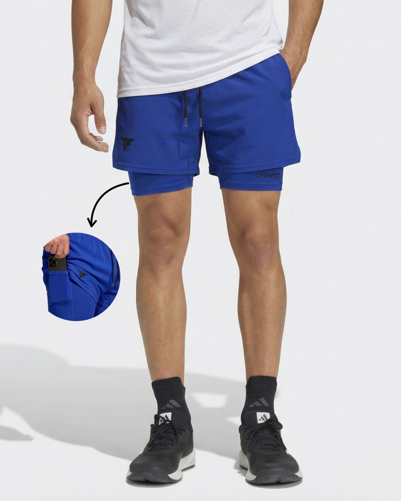 Pantaloneta Lycra Azul Rey