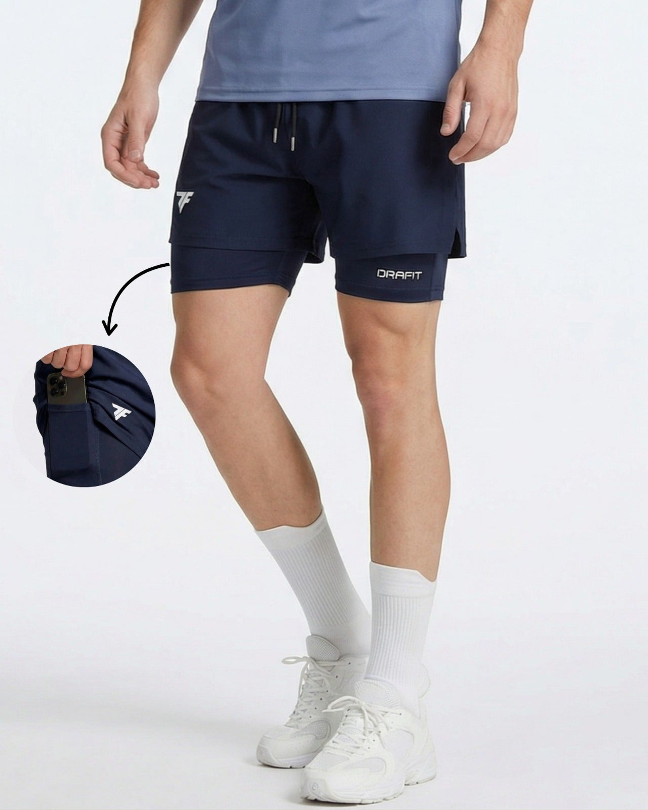 Pantaloneta Lycra Azul Marino