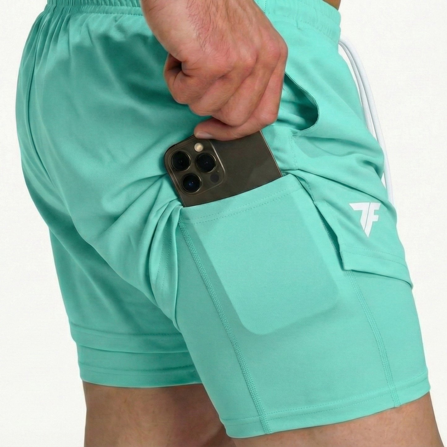 Pantaloneta Lycra Verde Claro