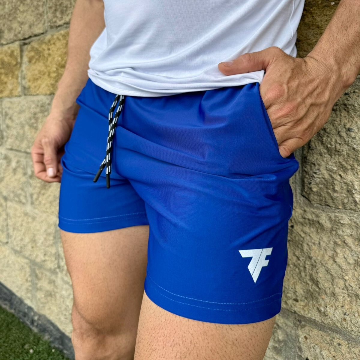 Pantaloneta Corta Azul Rey