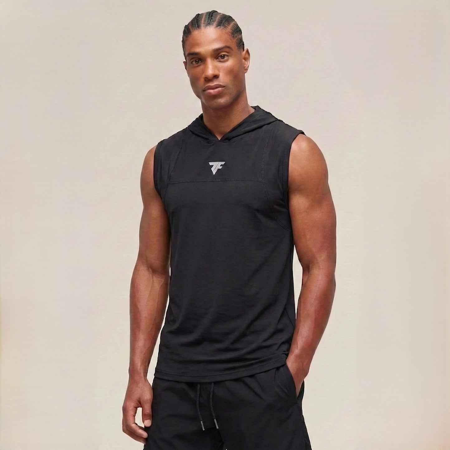 Buzo Manga Sisa Negro