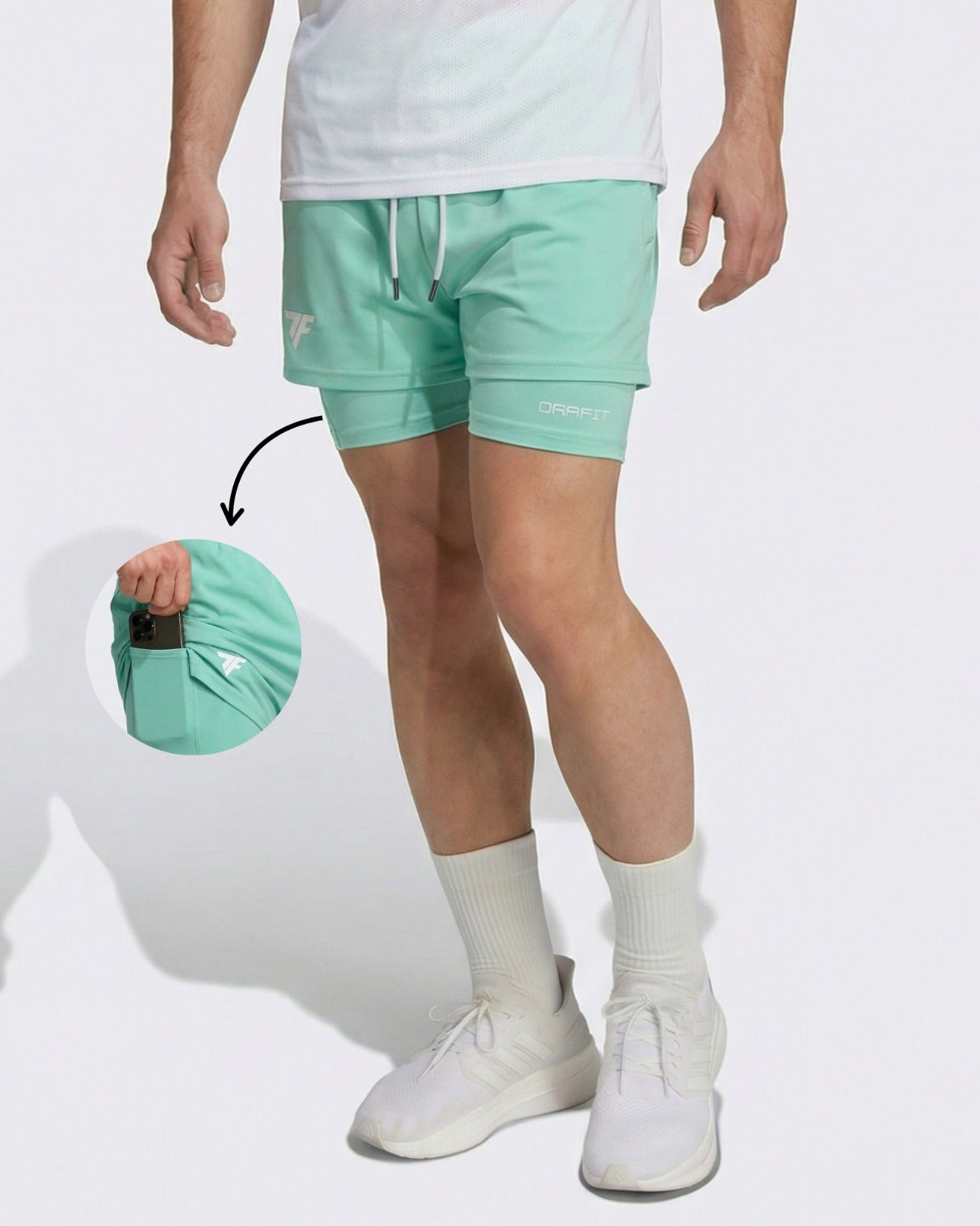 Pantaloneta Lycra Verde Claro