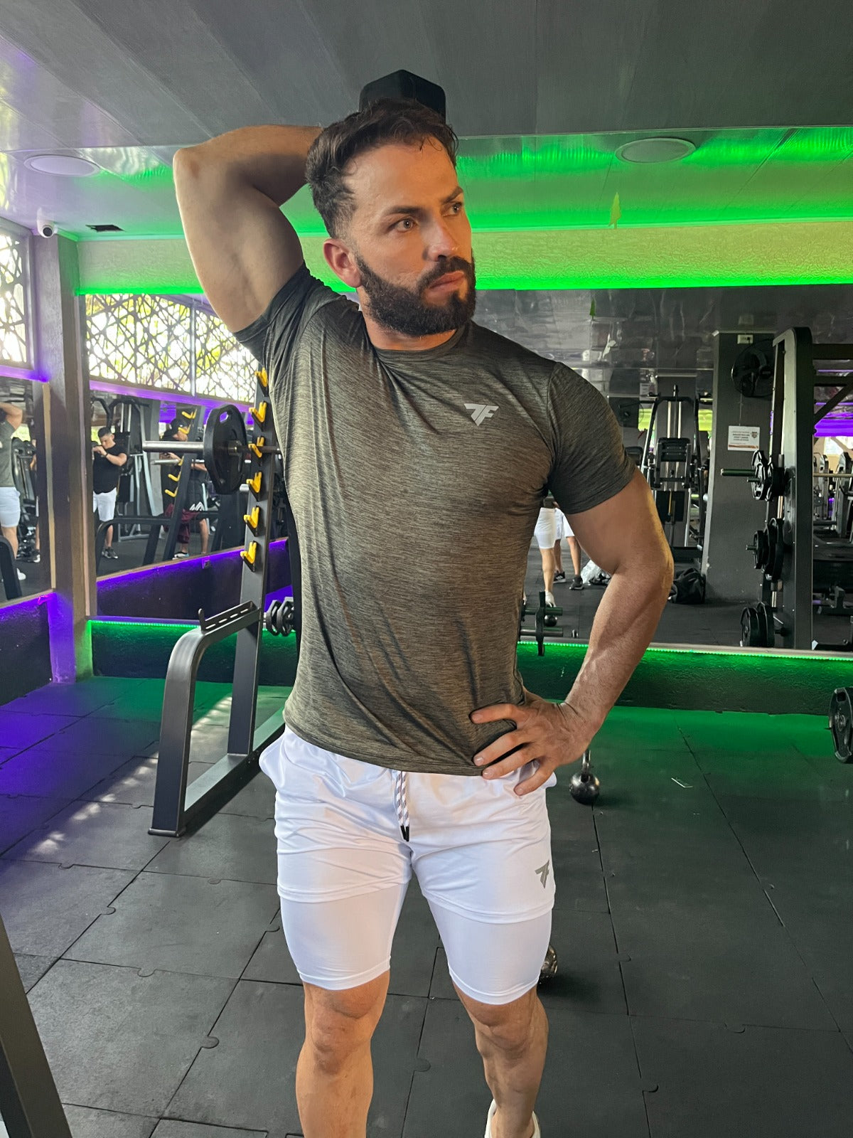 Pantaloneta Lycra Blanca