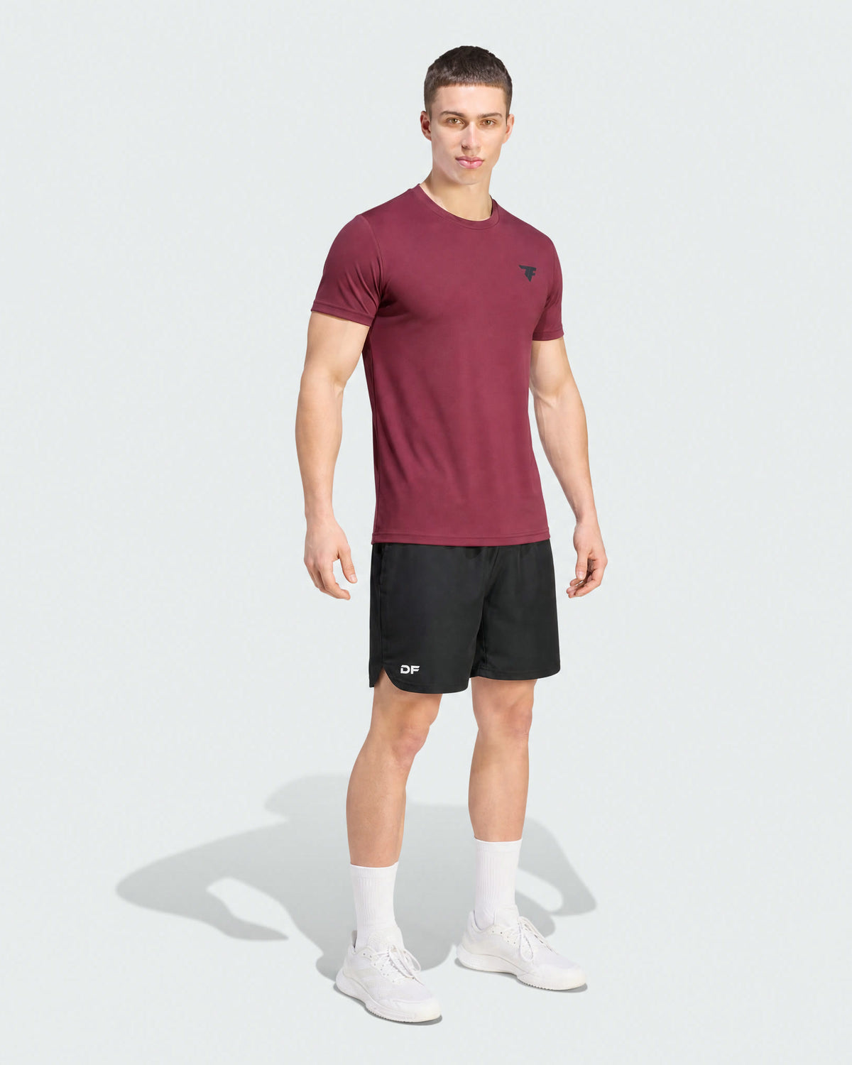 Pantaloneta Deportiva Apparel Negro