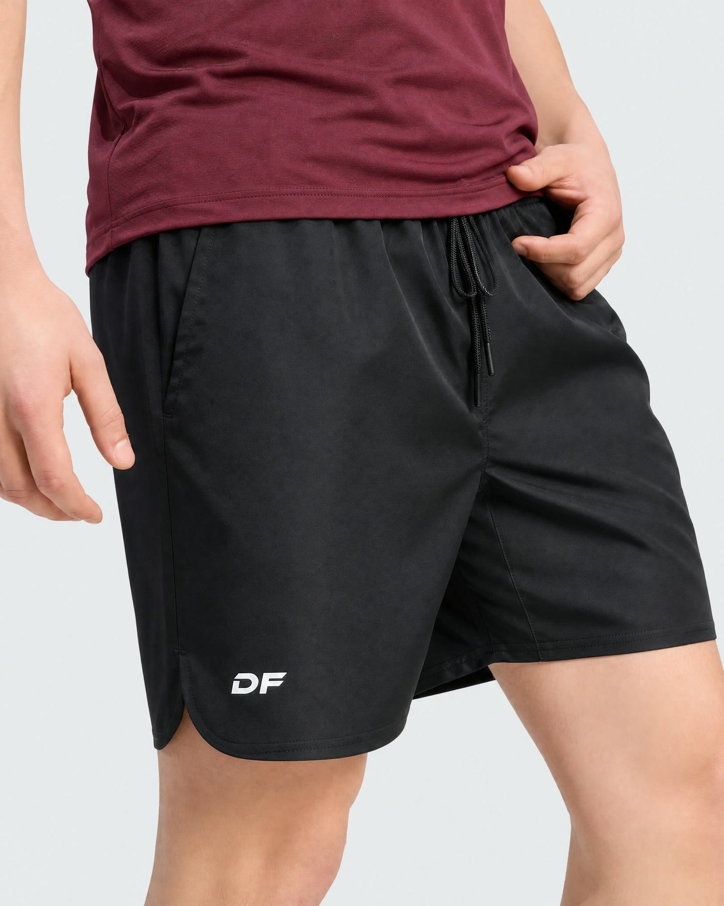 Pantaloneta Deportiva Apparel Negro