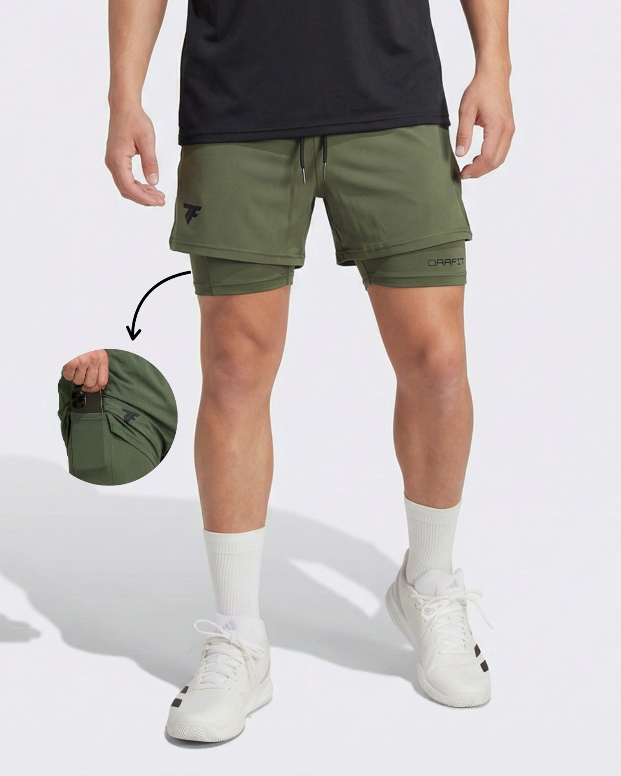 Pantaloneta Lycra Oliva