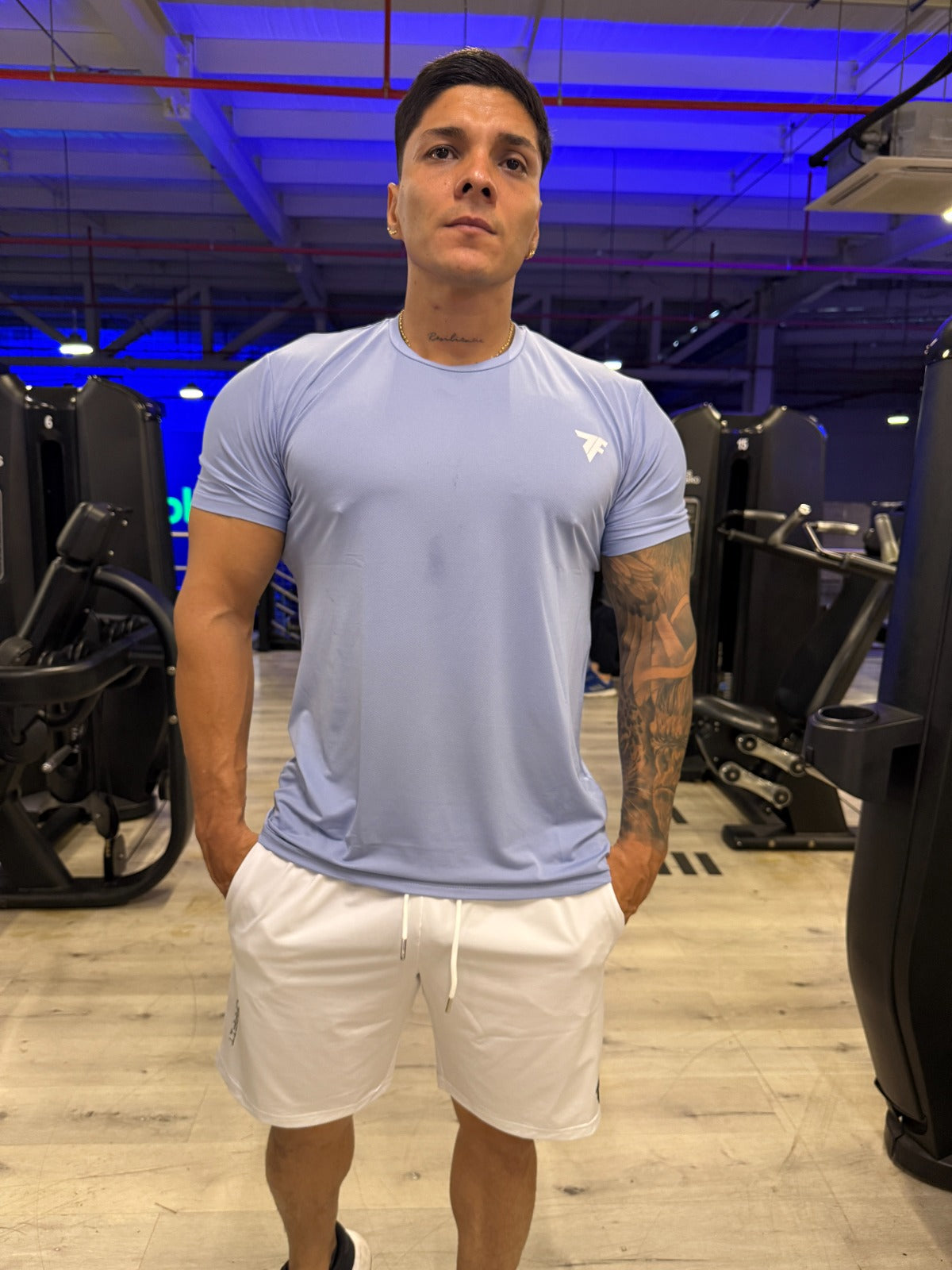 Camiseta Drafit Essentials Azul Maya