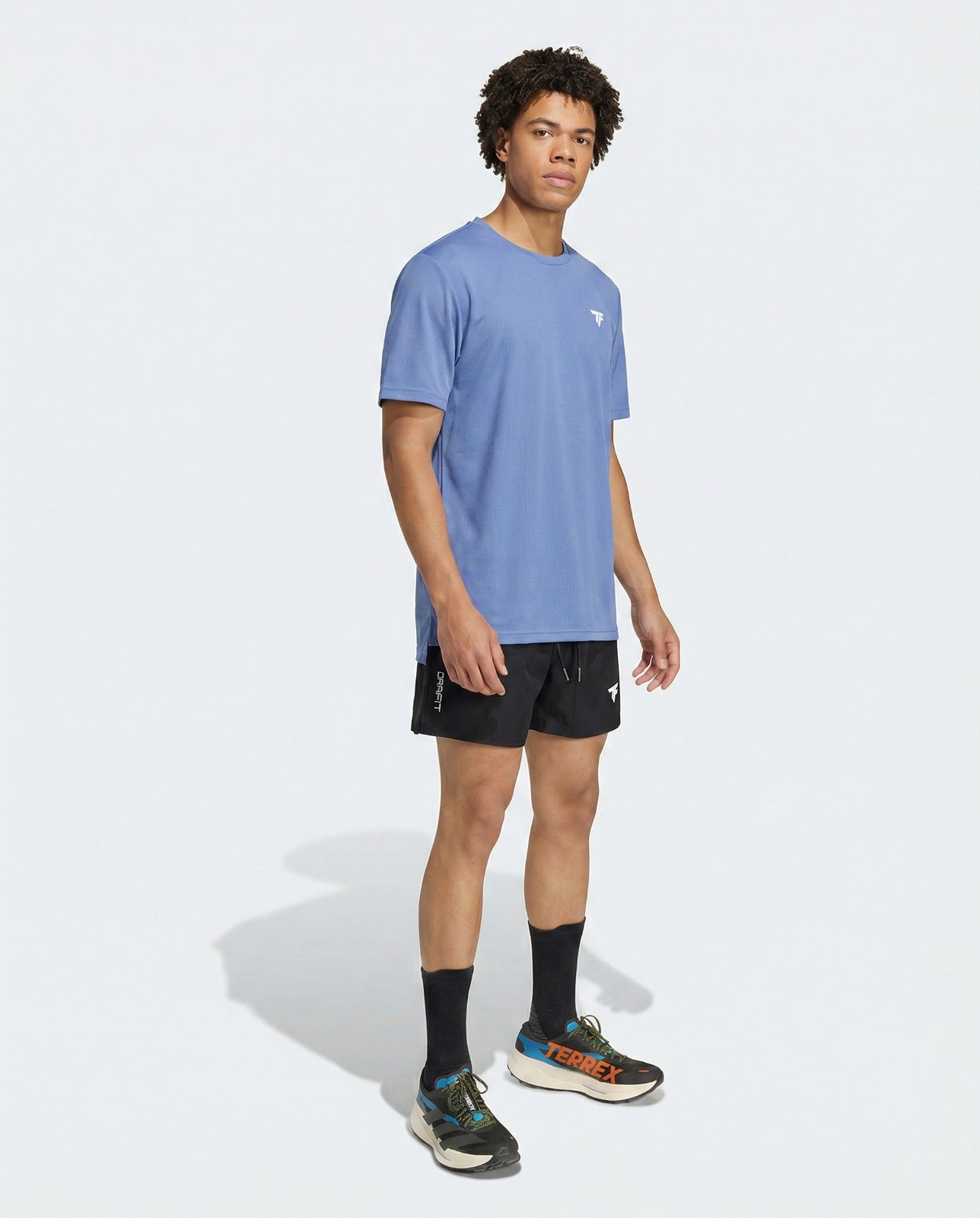 Camiseta Drafit Essentials Azul Maya