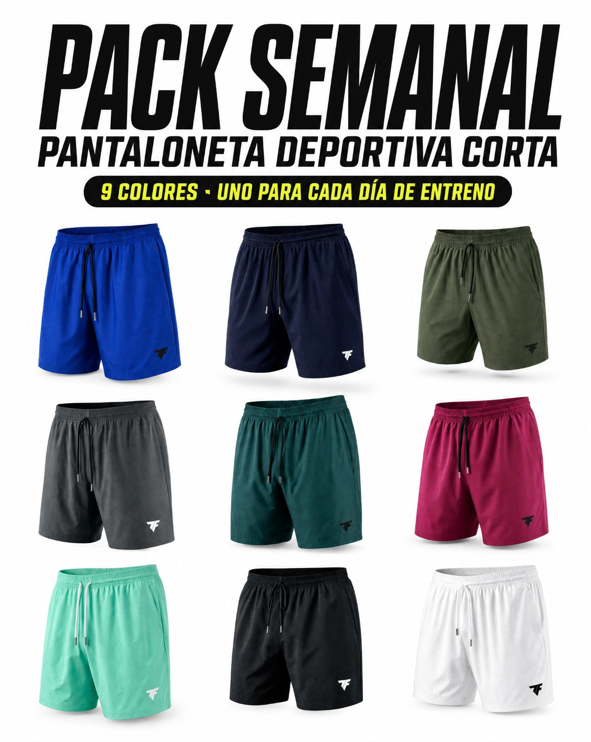 Pack Pantalonetas Cortas Pacific