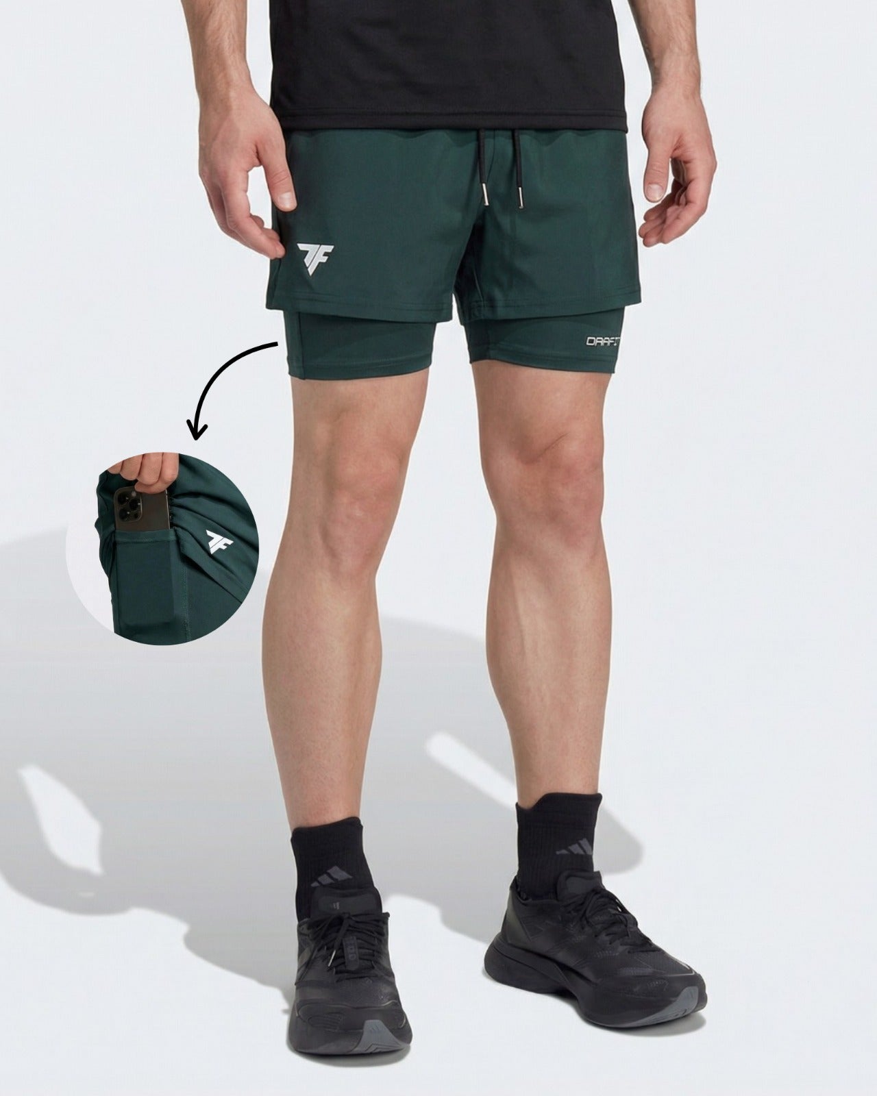 Pantaloneta Lycra Verde Esmeralda