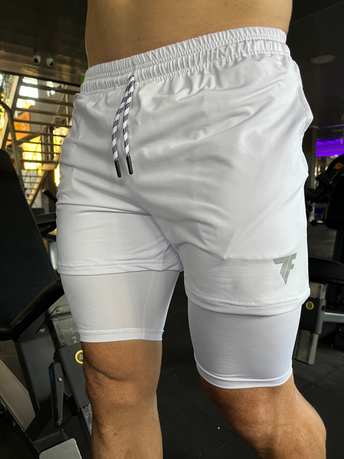 Pantaloneta Lycra Blanca