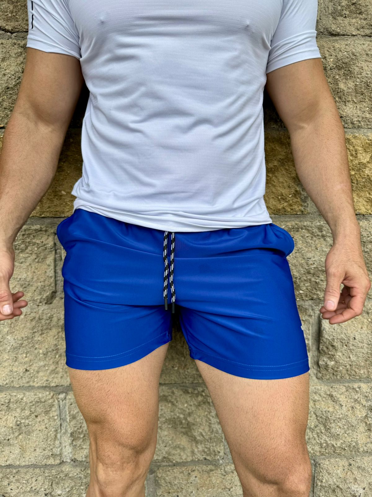 Pantaloneta Corta Azul Rey