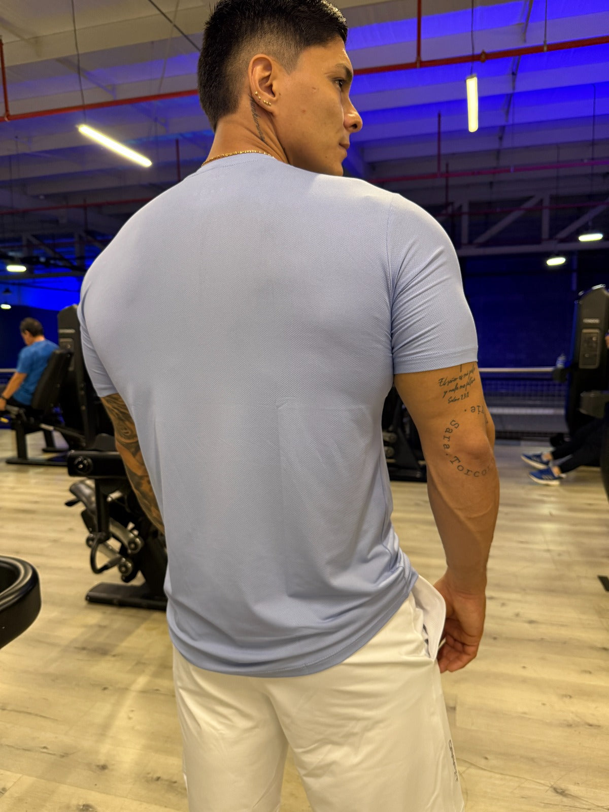 Camiseta Drafit Essentials Azul Maya