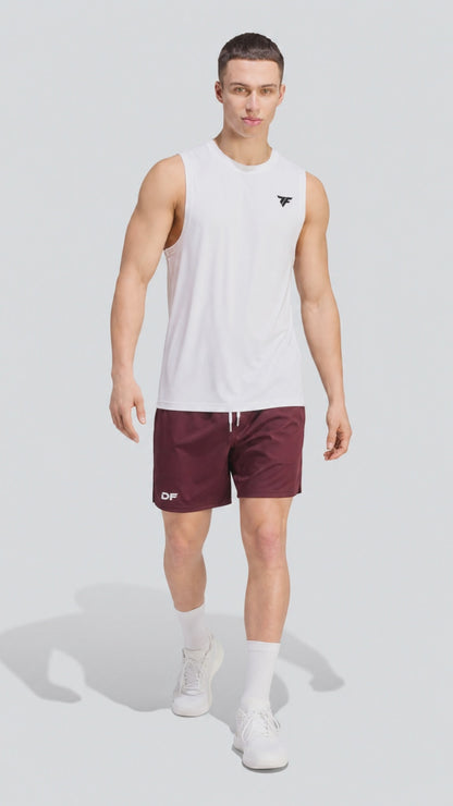 Pantaloneta Deportiva Apparel Vinotinto